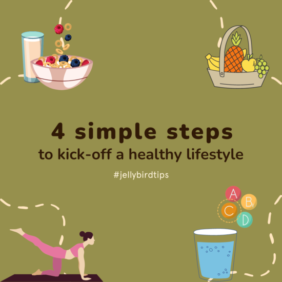 4 simple steps to kick-off a healthy lifestyle
